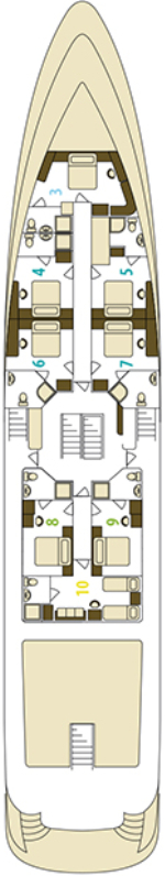 MV Riva Main Deck deck plan