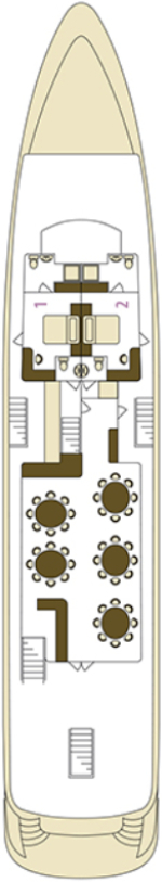 MV Riva Upper Deck deck plan