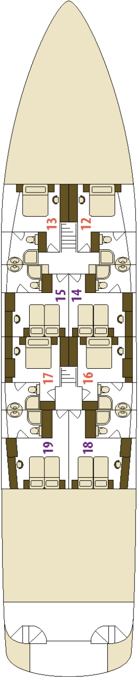 MS Adriatic Sun Lower Deck deck plan