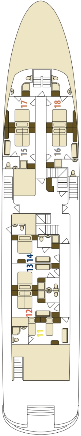 MS II Mare Main Deck deck plan