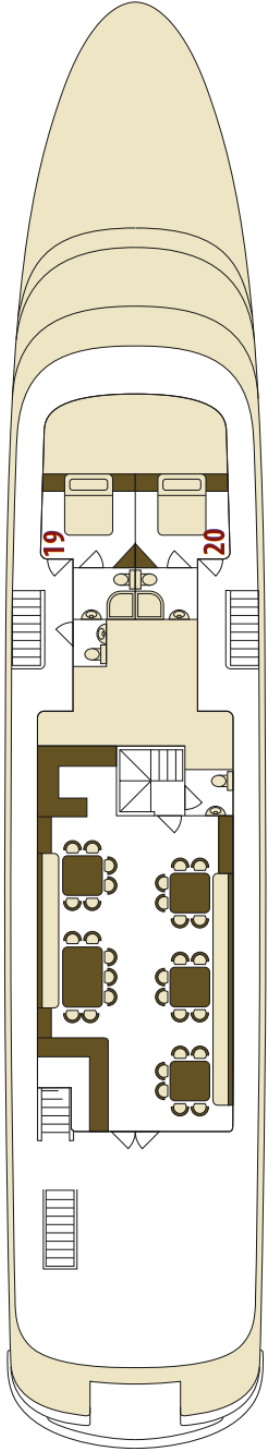MS II Mare Upper Deck deck plan