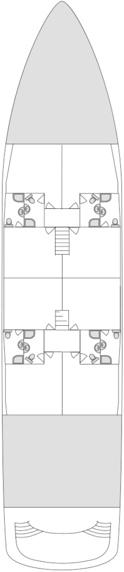 MS Adriatic Sky Lower Deck deck plan