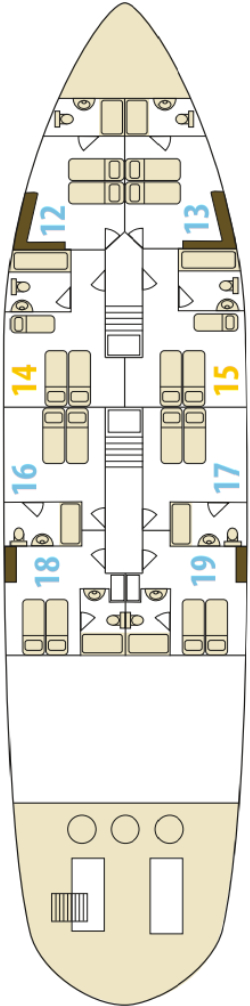 MV Markan Lower Deck deck plan