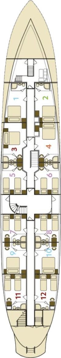MS Stella Maris Main Deck deck plan