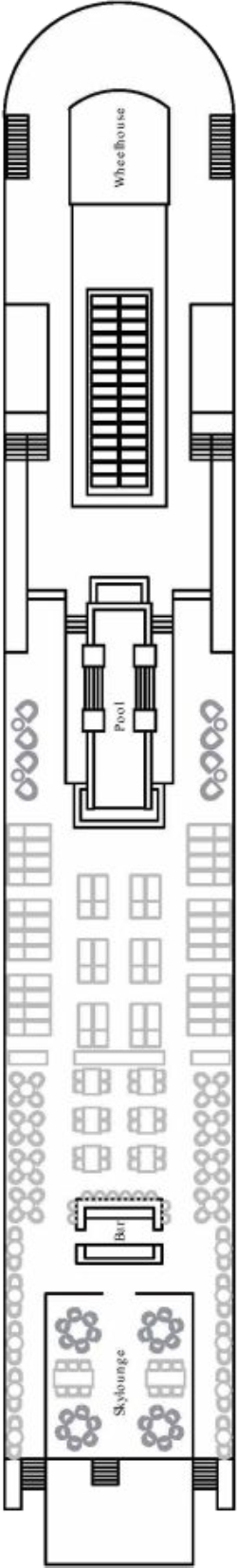 MS Riviera Rose Sun Deck deck plan