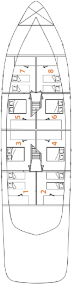MS Equator Lower Deck deck plan