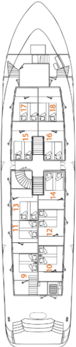 MS Equator Main Deck deck plan