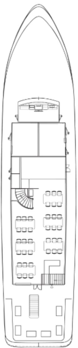 MS Equator Upper Deck deck plan