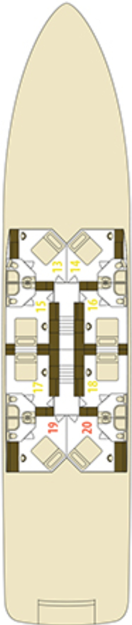MV Felicita Lower Deck deck plan