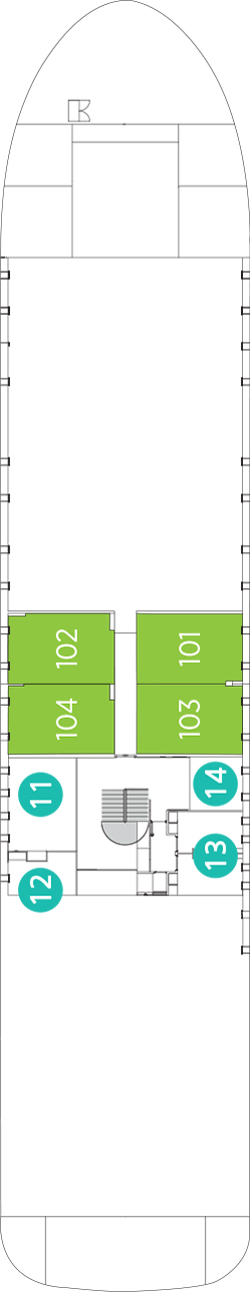 Emerald Harmony Riviera Deck deck plan