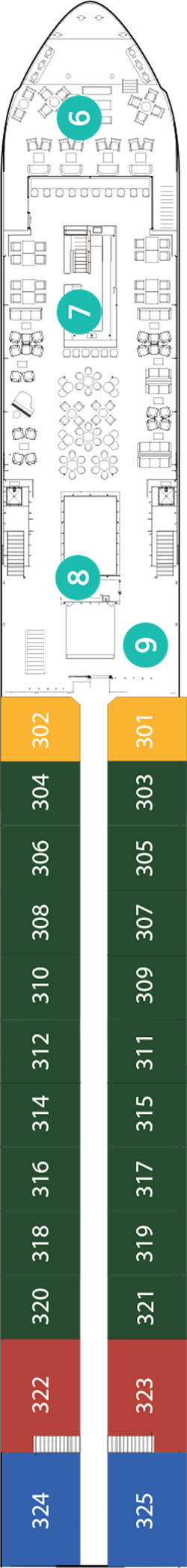 Emerald Radiance Horizon Deck deck plan