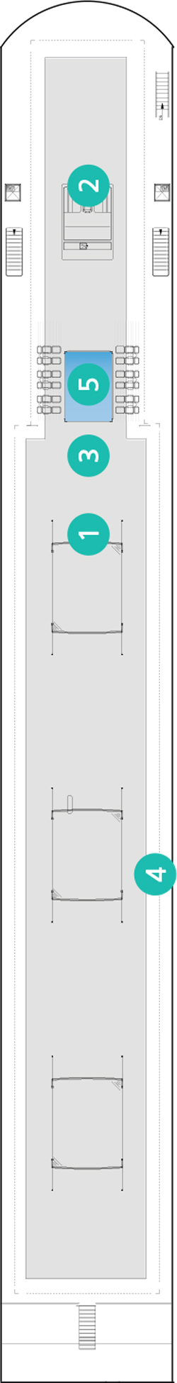 Emerald Radiance Sun Deck deck plan