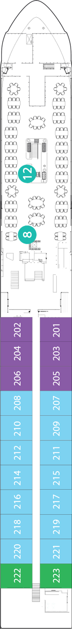 Emerald Radiance Vista Deck deck plan