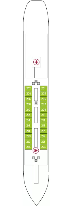 MS Nizhny Novgorod Main Deck deck plan