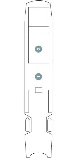 MS Nizhny Novgorod Sun Deck deck plan