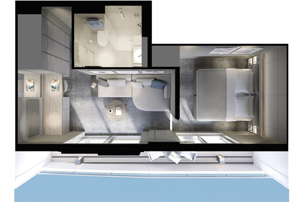 Deluxe Balcony Stateroom