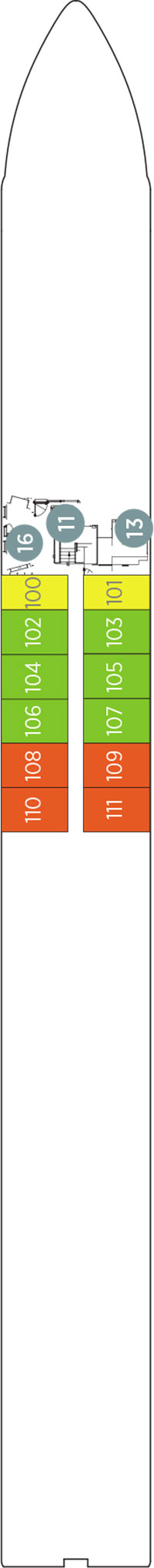Emerald Lumi Riviera Deck deck plan