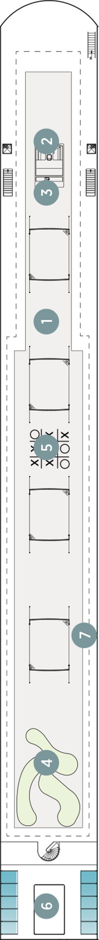 Emerald Lumi Sun Deck deck plan