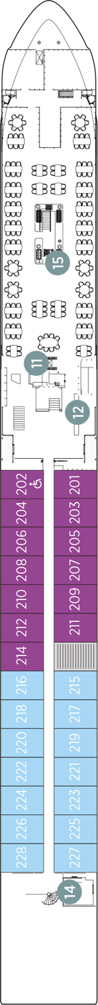 Emerald Lumi Vista Deck deck plan