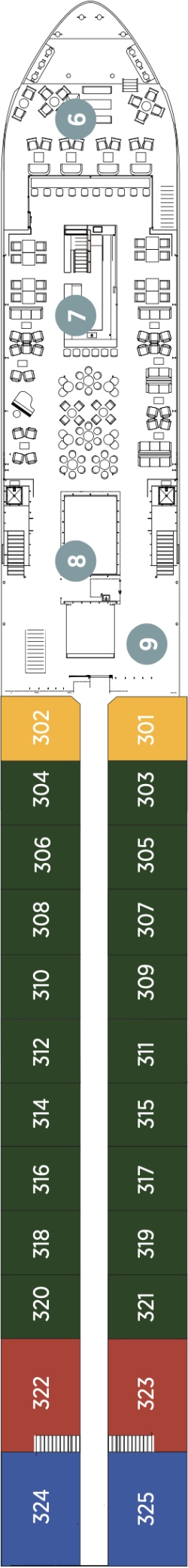 Emerald Nova Horizon Deck deck plan