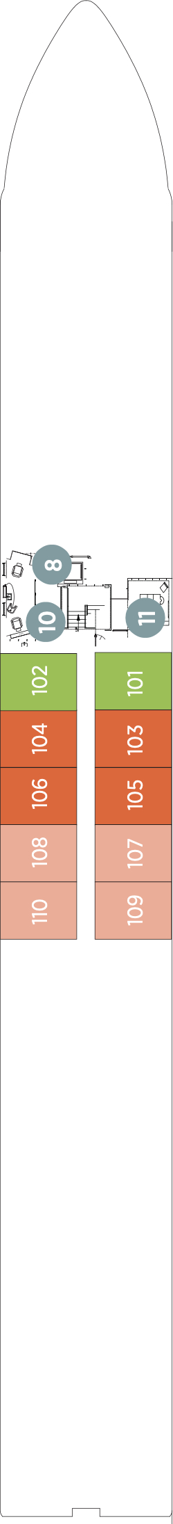 Emerald Nova Riviera Deck deck plan
