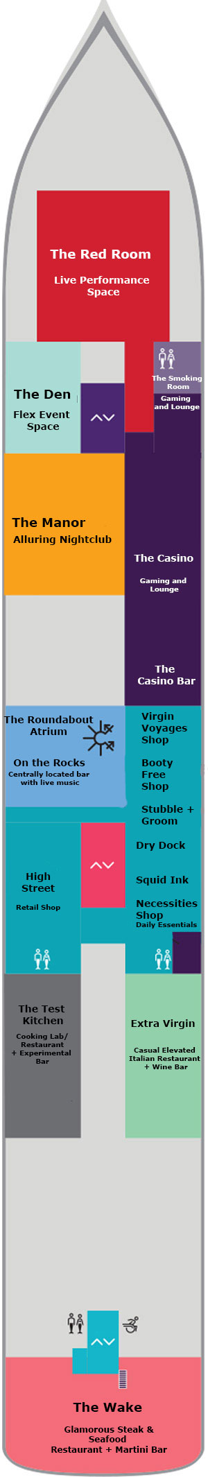 Scarlet Lady Deck 6 deck plan