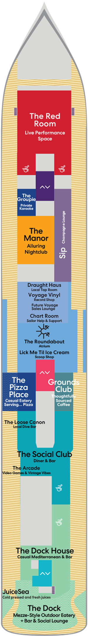 Scarlet Lady Deck 7 deck plan