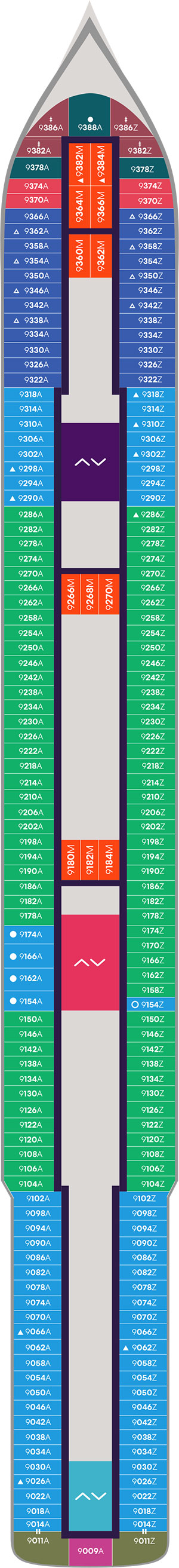 Scarlet Lady Deck 9 deck plan