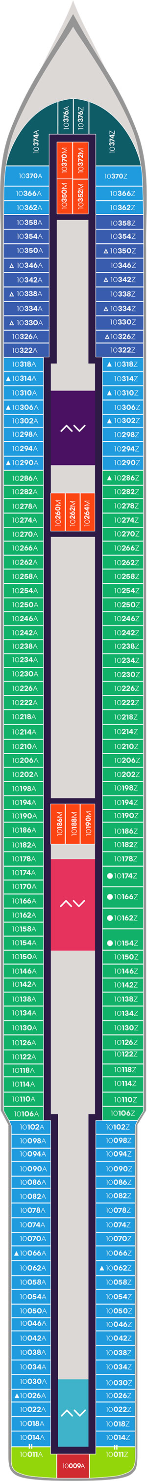 Resilient Lady Deck 10 deck plan