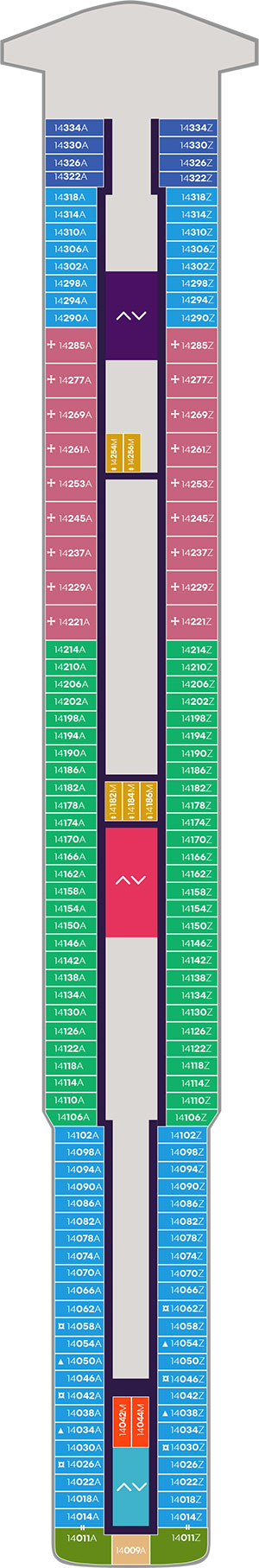 Resilient Lady Deck 14 deck plan