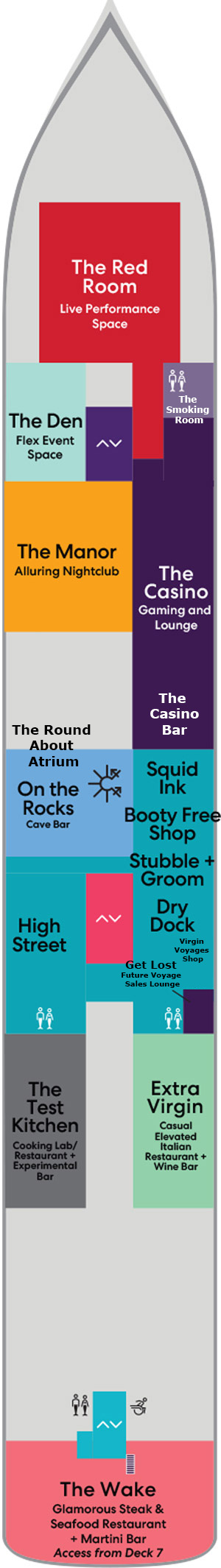 Resilient Lady Deck 6 deck plan