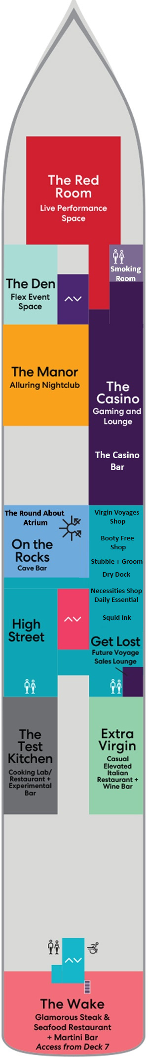 Brilliant Lady Deck 6 deck plan