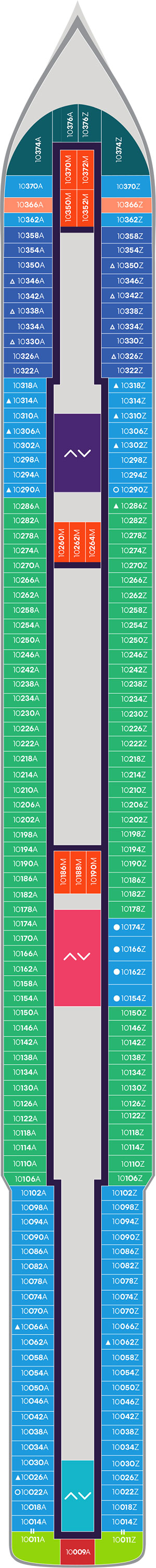 Brilliant Lady Deck 10 deck plan