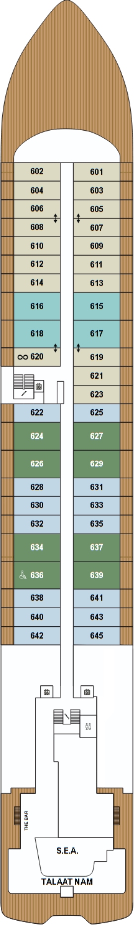 Evrima Deck 6 deck plan