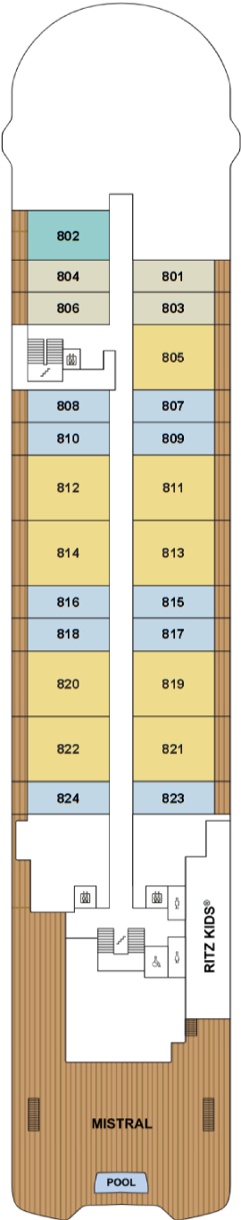Evrima Deck 8 deck plan