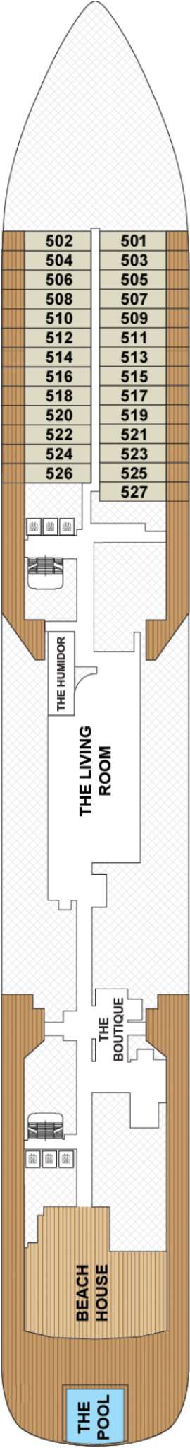 Ilma Deck 5 deck plan