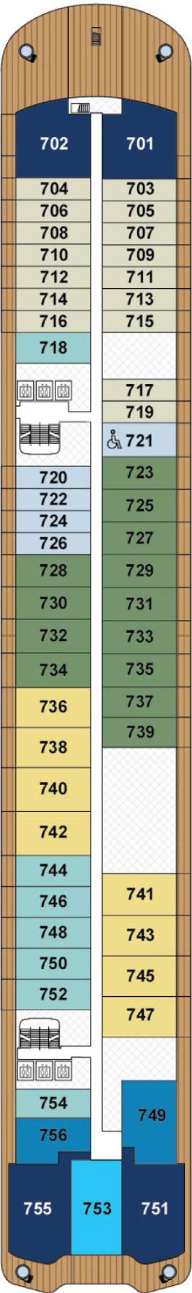 Ilma Deck 7 deck plan