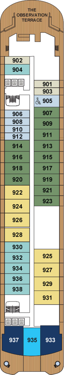 Ilma Deck 9 deck plan