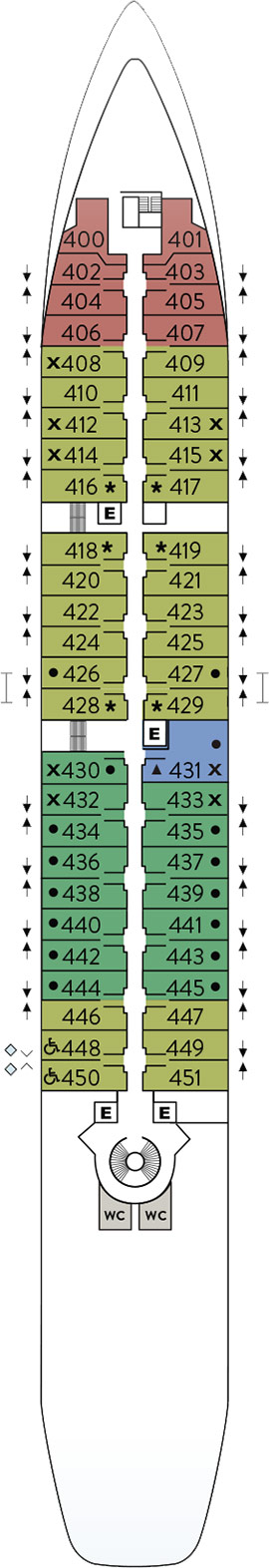Star Pride Deck 4 deck plan