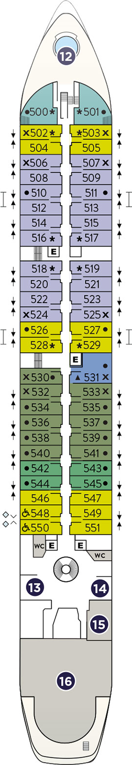 Star Pride Deck 5 deck plan