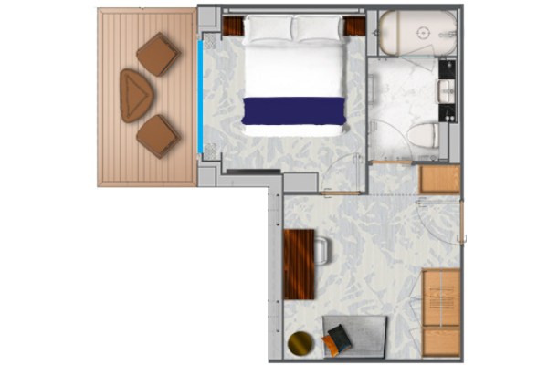 Triple Premier Veranda Suite