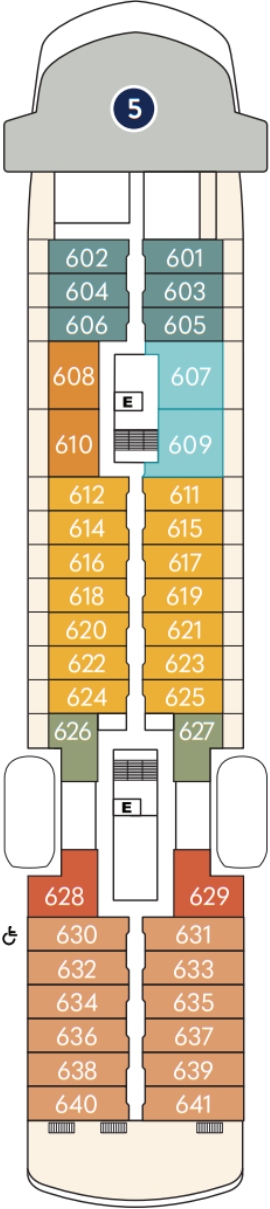 Star Explorer Deck 6 deck plan