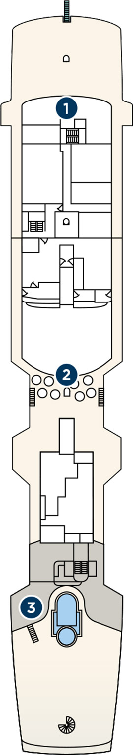 Wind Star Deck Four deck plan