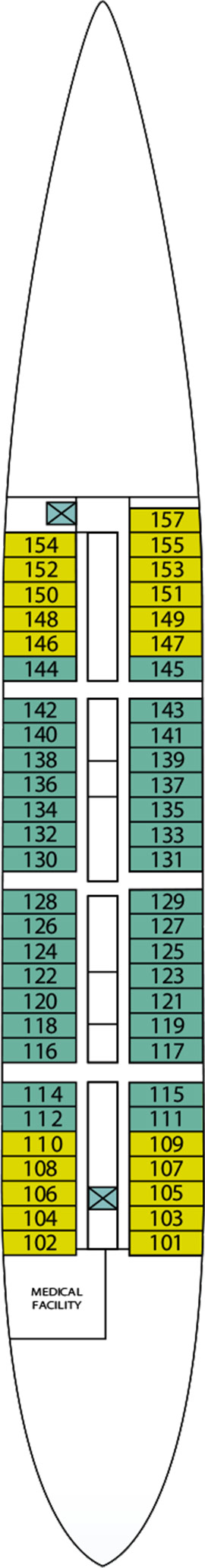 Wind Surf Deck One deck plan