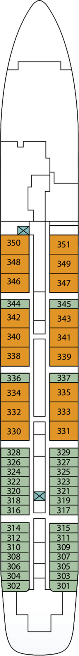 Wind Surf Deck Three deck plan