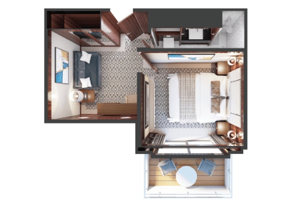Veranda Deluxe Stateroom