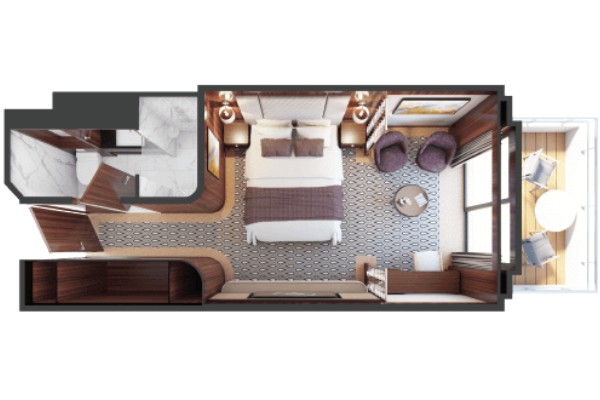 Veranda Guarantee Stateroom