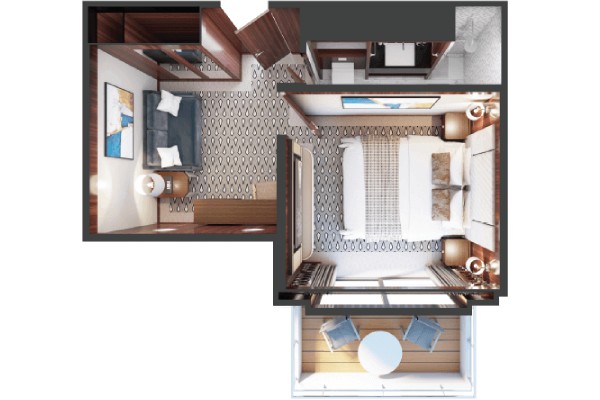 Veranda Deluxe Stateroom