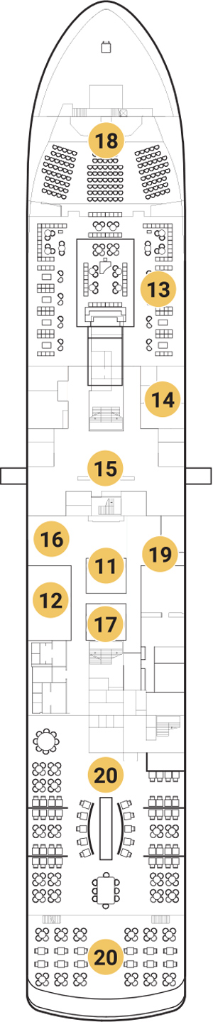 World Voyager Deck 4 deck plan