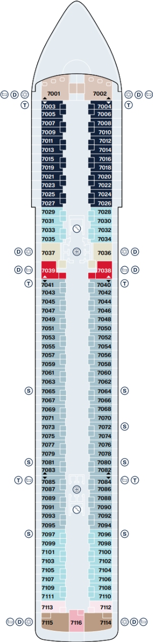Explora I Deck 7 deck plan
